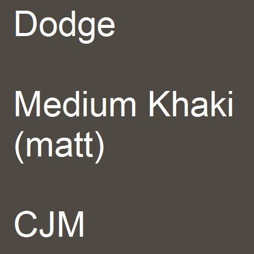 Dodge, Medium Khaki (matt), CJM.